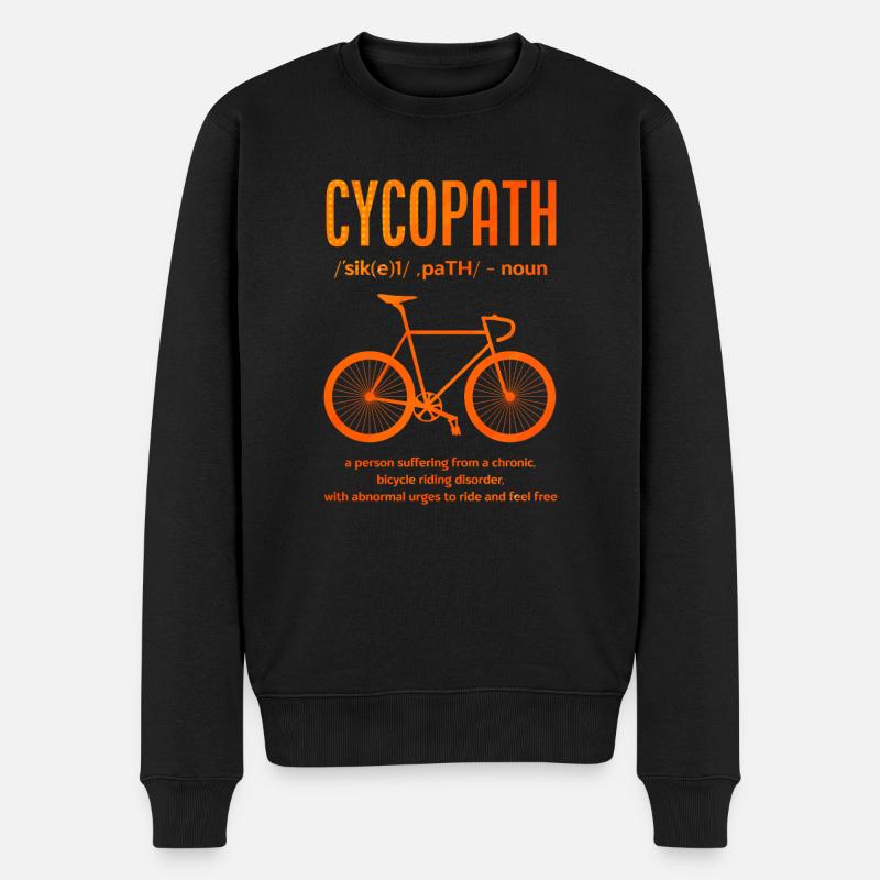 Cyclistes Cyclistes Cyclistes Motards - Pull Premium bio Homme - noir