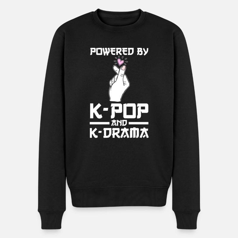 K-Pop & K-Drama K-Pop-K-Drama Geschenk - Männer Premium Bio Pullover - Schwarz