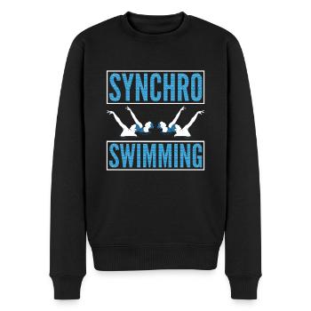Natation artistique Natation synchronisée pour un - Pull Premium bio Homme - noir - Devant - Nico (187cm)