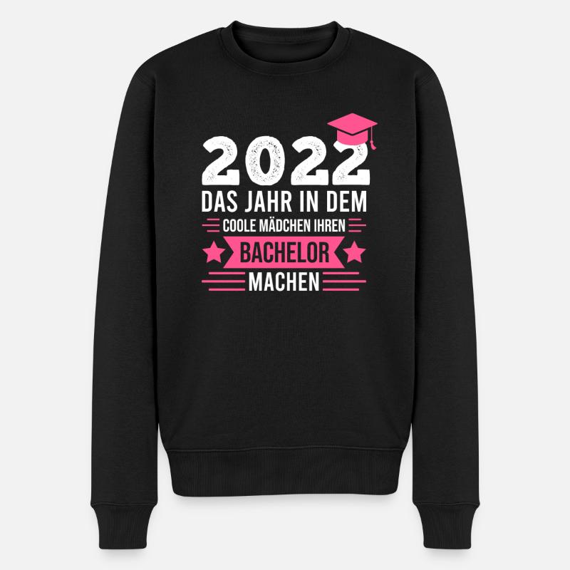 Bachelor 2022 Bachelortitel Geschenk - Männer Premium Bio Pullover - Schwarz