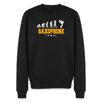 SAXOPHONES - Pull Premium bio Homme - noir - Devant - Nico (187cm)