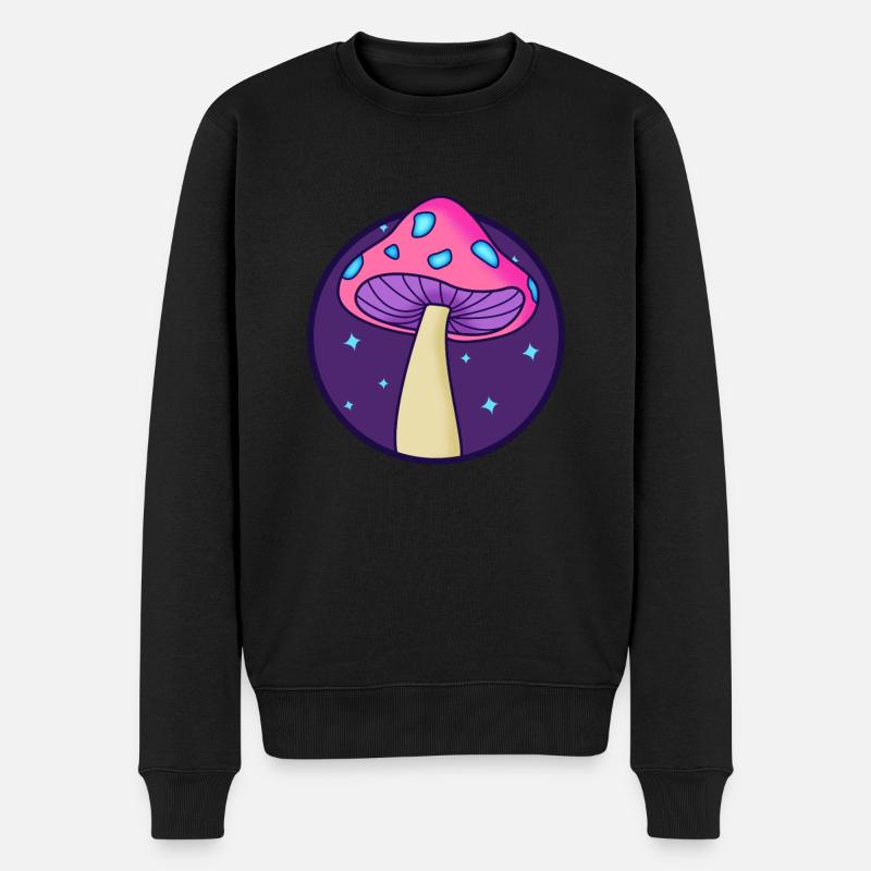 Champignon magique LSD Space Shroom Drogue - Pull Premium bio Homme - noir