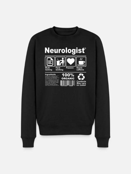 Neurologist - Men's Premium Organic Jumper - black