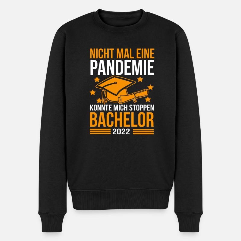 Bachelor 2022 Pandemie - Lustiger Spruch - Corona - Männer Premium Bio Pullover - Schwarz