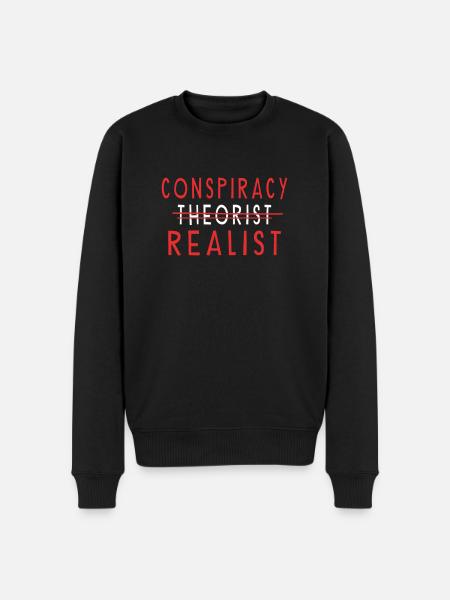 Conspiracy Theories Conspiracy Theorist Freemason - Men's Premium Organic Jumper - black