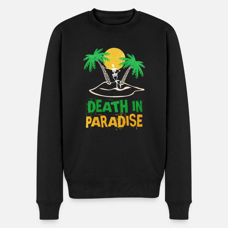 Death in Paradise motiv - geschenkidee - Männer Premium Bio Pullover - Schwarz