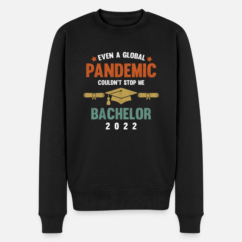 Bachelor 2022 Bachelor's Degree Graduation Graduat - Männer Premium Bio Pullover - Schwarz