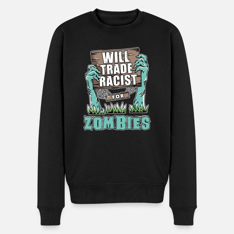 Lutte contre le racisme - Pull Premium bio Homme - noir