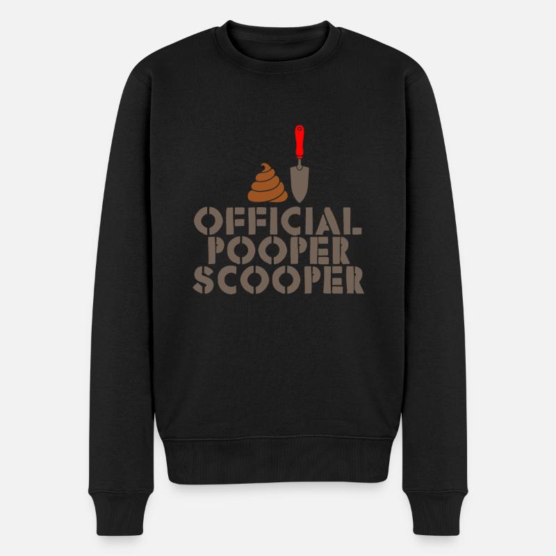 Scooper Pooper officiel 3 - Pull Premium bio Homme - noir