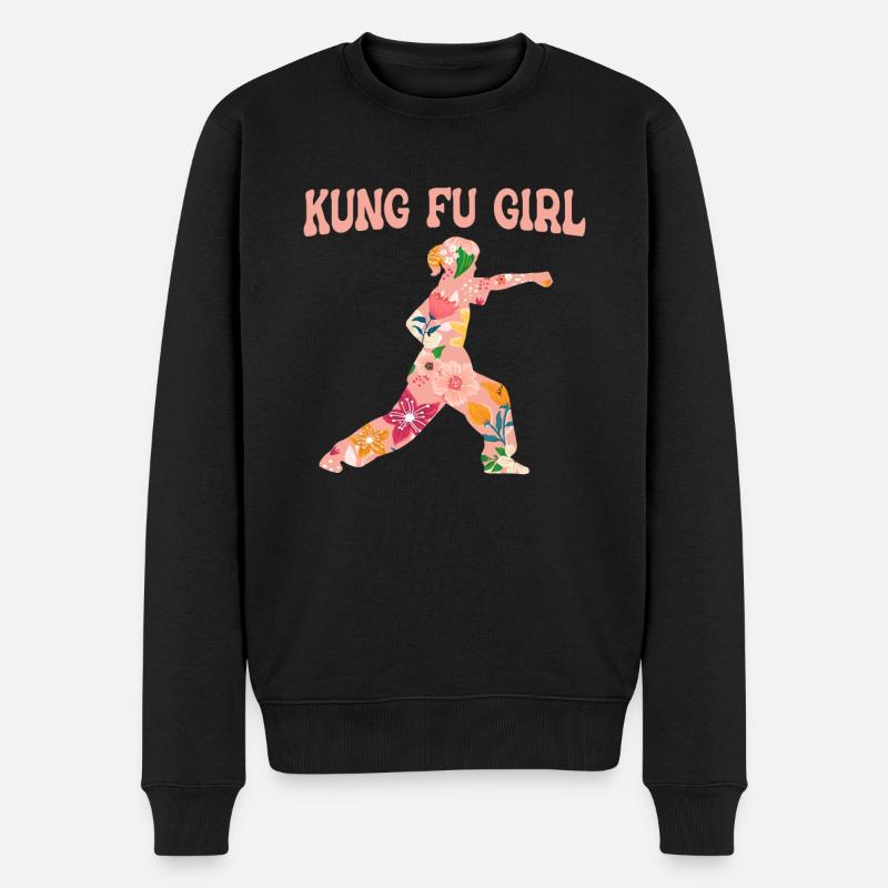 Kung Fu Karaté - Pull Premium bio Homme - noir