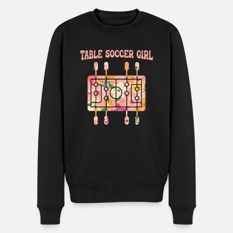 Tischfußball Kickern Wuzzler - Männer Premium Bio Pullover - Schwarz
