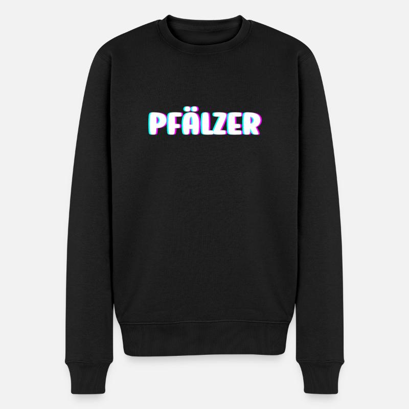 Pfälzer - Männer Premium Bio Pullover - Schwarz
