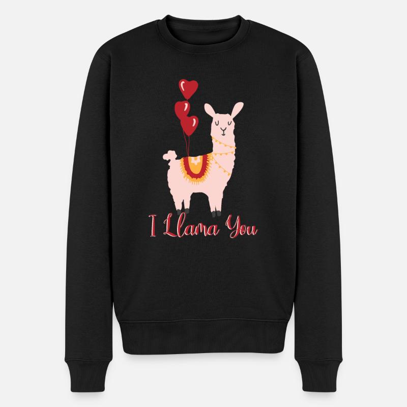 Lama - Pull Premium bio Homme - noir