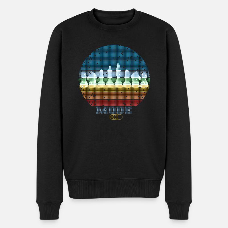 Schach Chess Schachspieler Schach - Männer Premium Bio Pullover - Schwarz