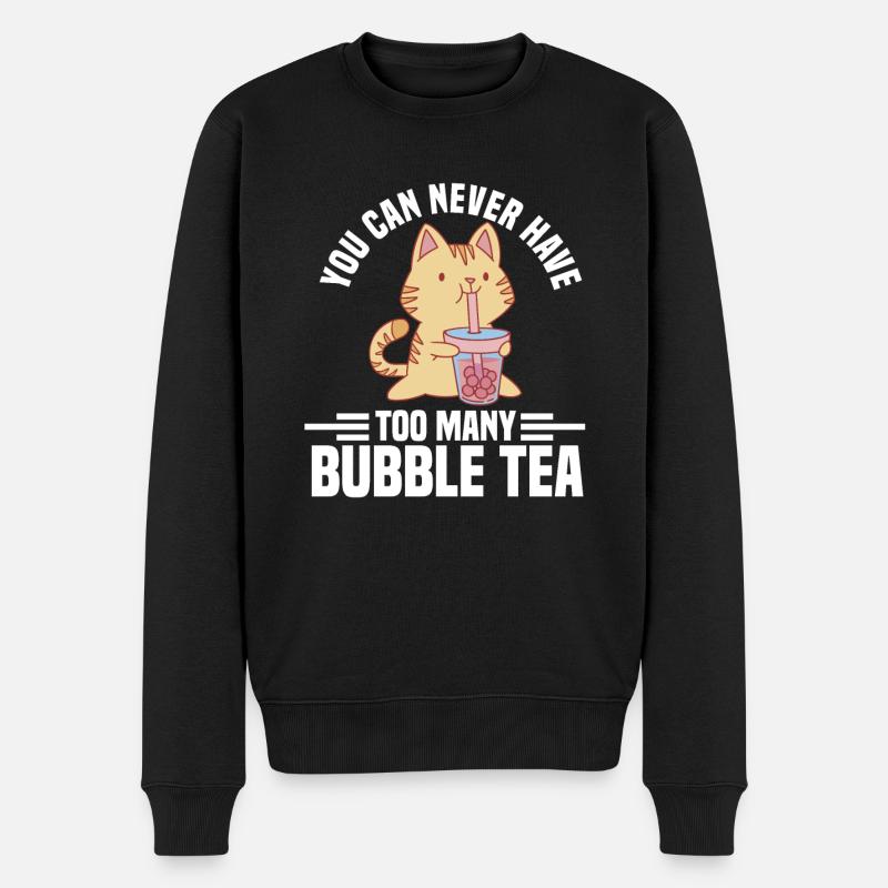 bubble tea Bubble Tea Merch Bubble Tea Merchandise - Männer Premium Bio Pullover - Schwarz