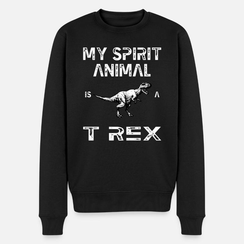 Spirit Animal T Rex - Pull Premium bio Homme - noir