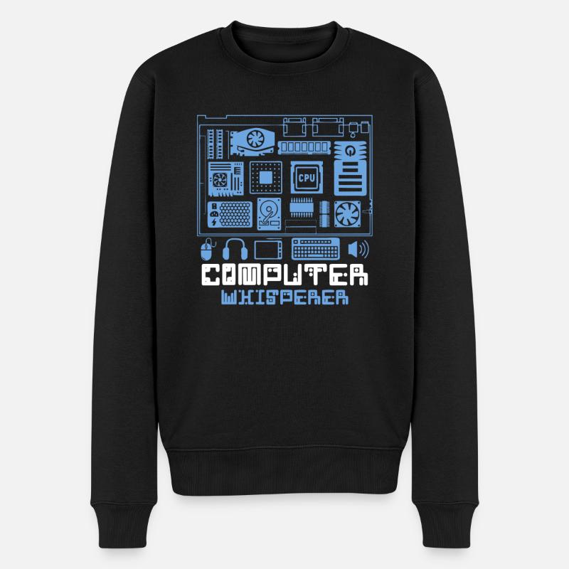 Technischer Support Technologie Programmierer - Männer Premium Bio Pullover - Schwarz