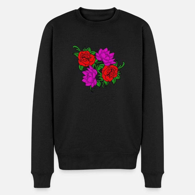Saint-Valentin Saint-Valentin - Pull Premium bio Homme - noir