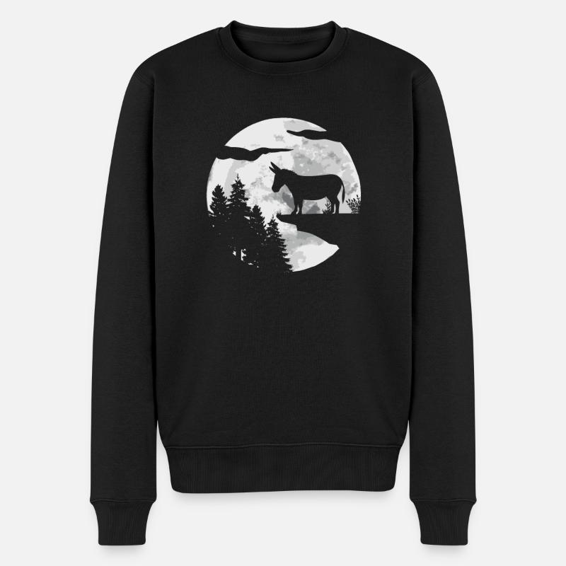 Âne - Pull Premium bio Homme - noir