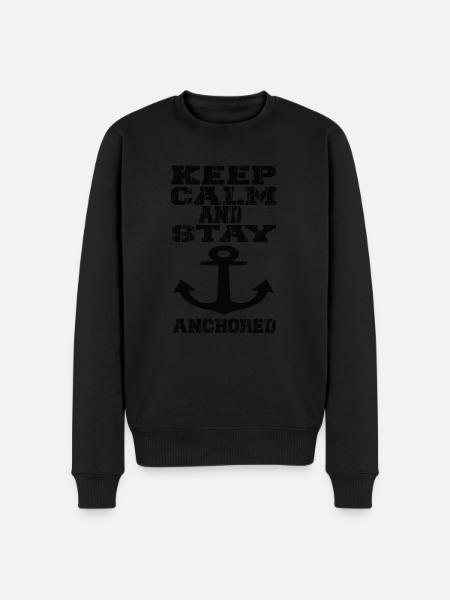 Sailing Sayings - Men's Premium Organic Jumper - black