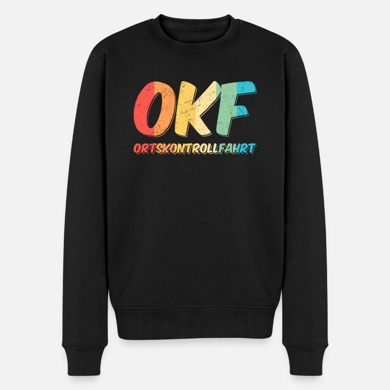 OKF Ortskontrollfahrt - Männer Premium Bio Pullover - Schwarz