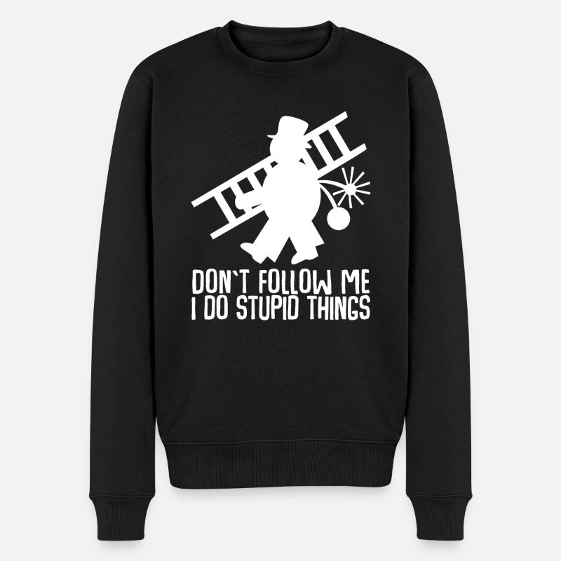 Ramoneur Blague Ramoneur - Pull Premium bio Homme - noir