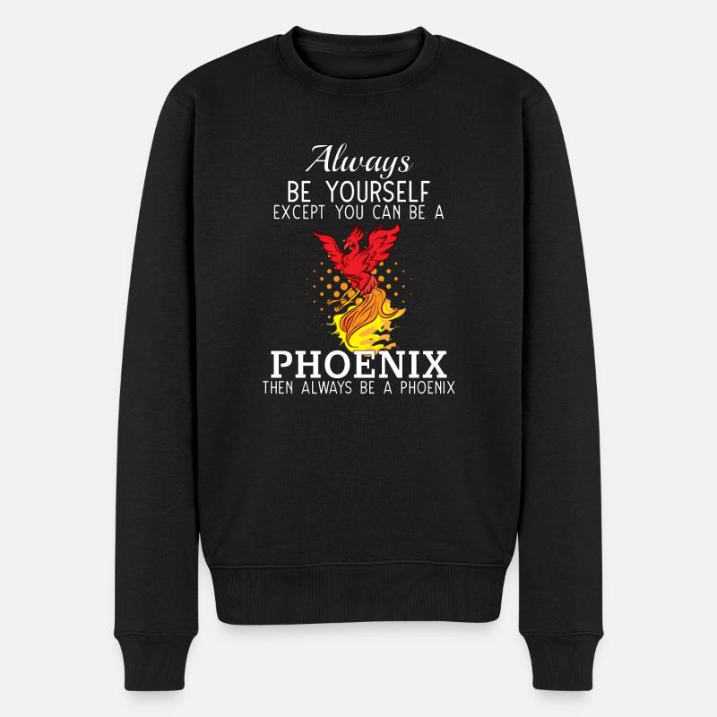 Phoenix Bird Mythical Creature - Men's Premium Organic Jumper - black
