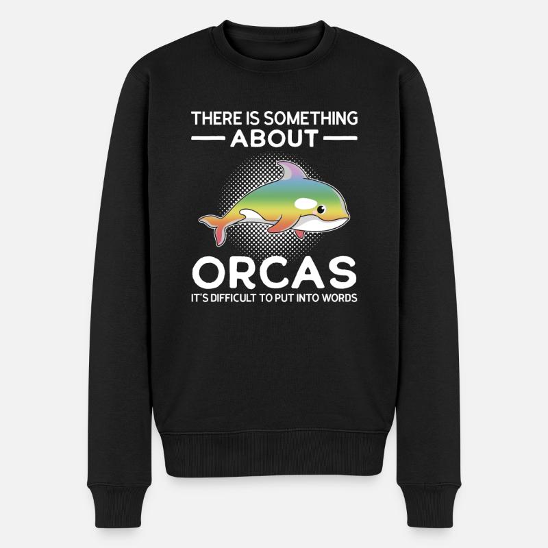 Orca Orca Animal Cadeau - Pull Premium bio Homme - noir