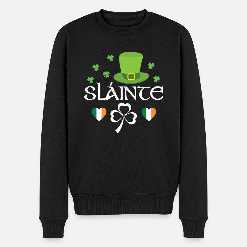 Slainte - Pull Premium bio Homme - noir