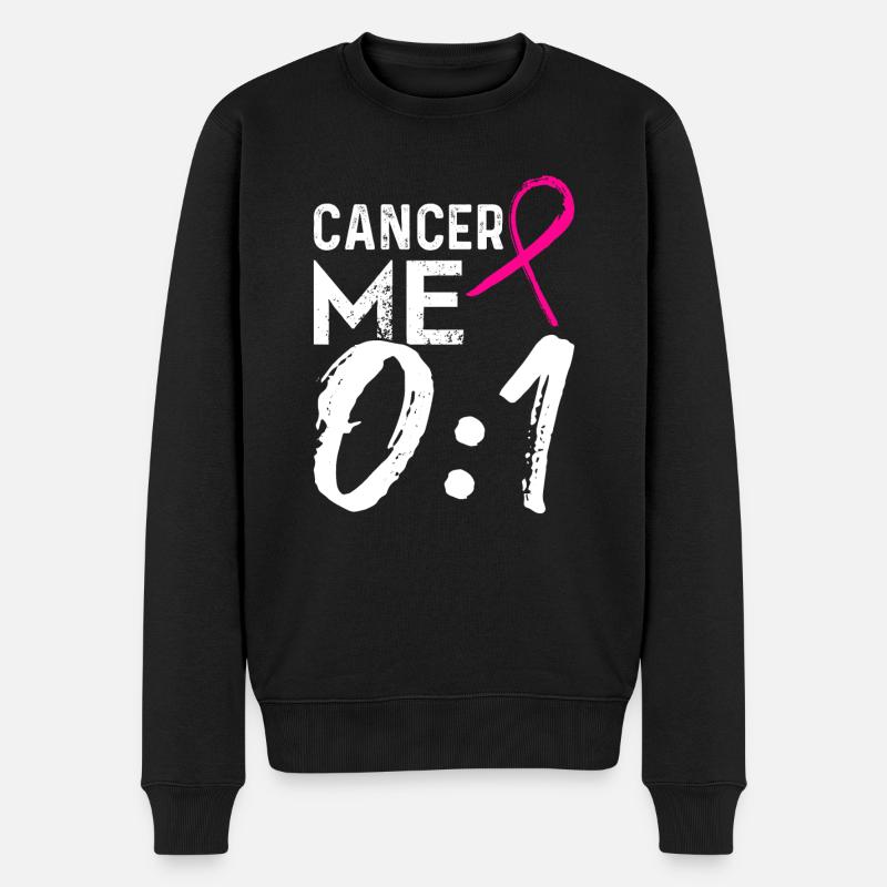 Krebs Chemotherapie Chemo Geschenk - Männer Premium Bio Pullover - Schwarz