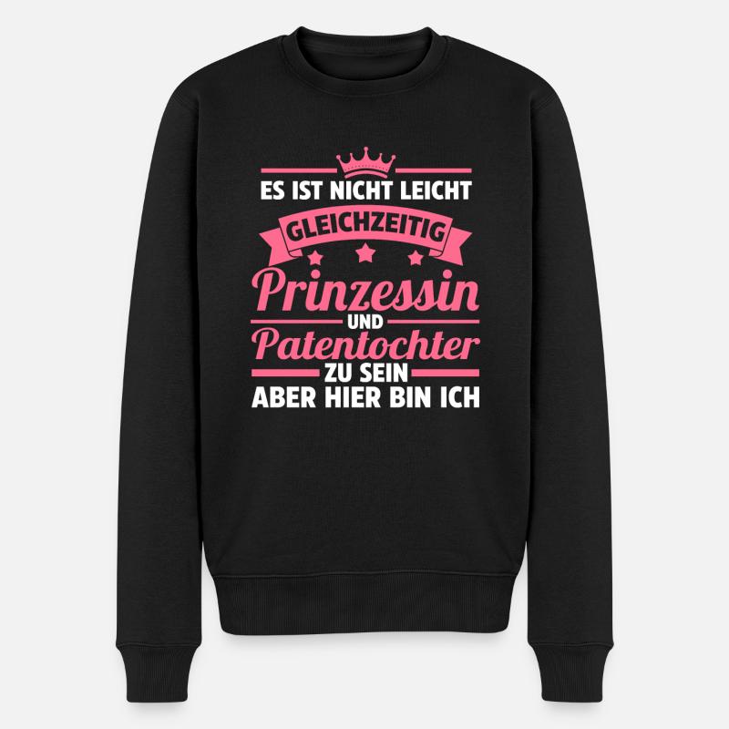 Patentochter Patenkind - Männer Premium Bio Pullover - Schwarz