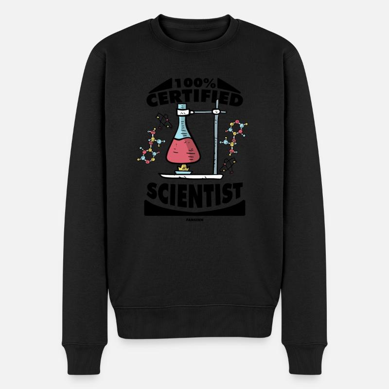 Scientifique certifié à 100% - Pull Premium bio Homme - noir