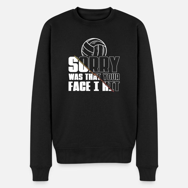 Volleyball Volleyball de plage - Pull Premium bio Homme - noir