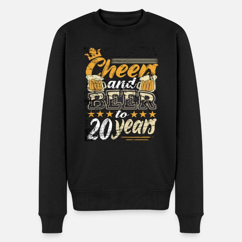 20 anniversaire homme - Pull Premium bio Homme - noir