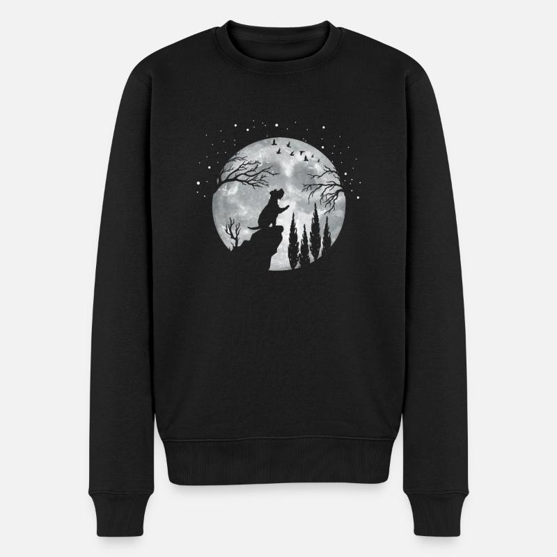 Chien Schnauzer - Pull Premium bio Homme - noir