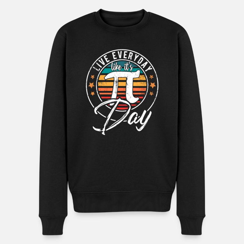 Sweet Pi Day 3.14 - Pi Day - Cadeau Happy Pi Day - Pull Premium bio Homme - noir