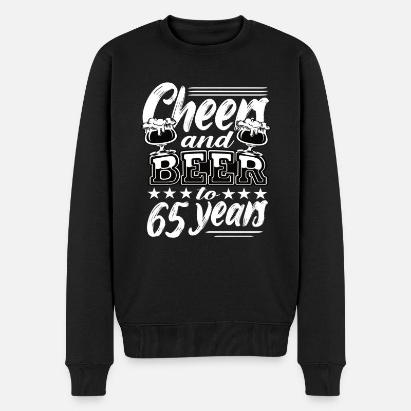 65 ans - Pull Premium bio Homme - noir