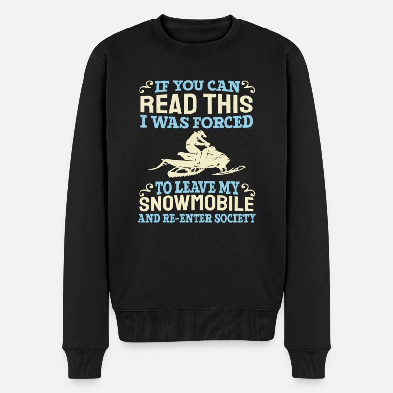 Motoneige - Pull Premium bio Homme - noir