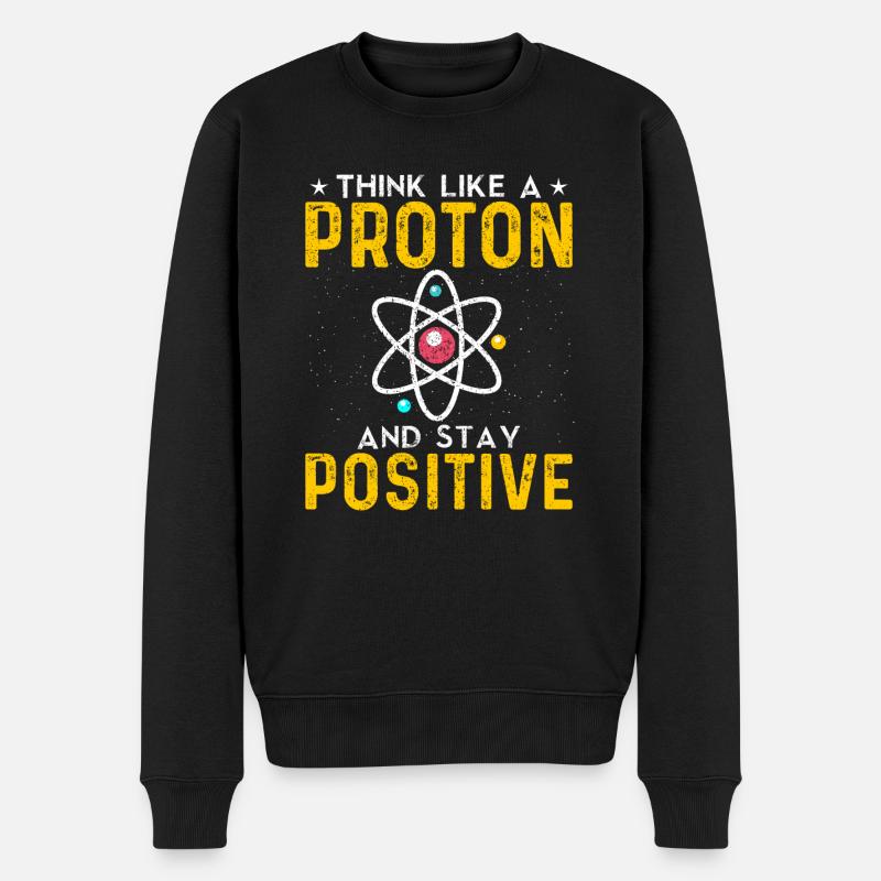 Chemie - Männer Premium Bio Pullover - Schwarz