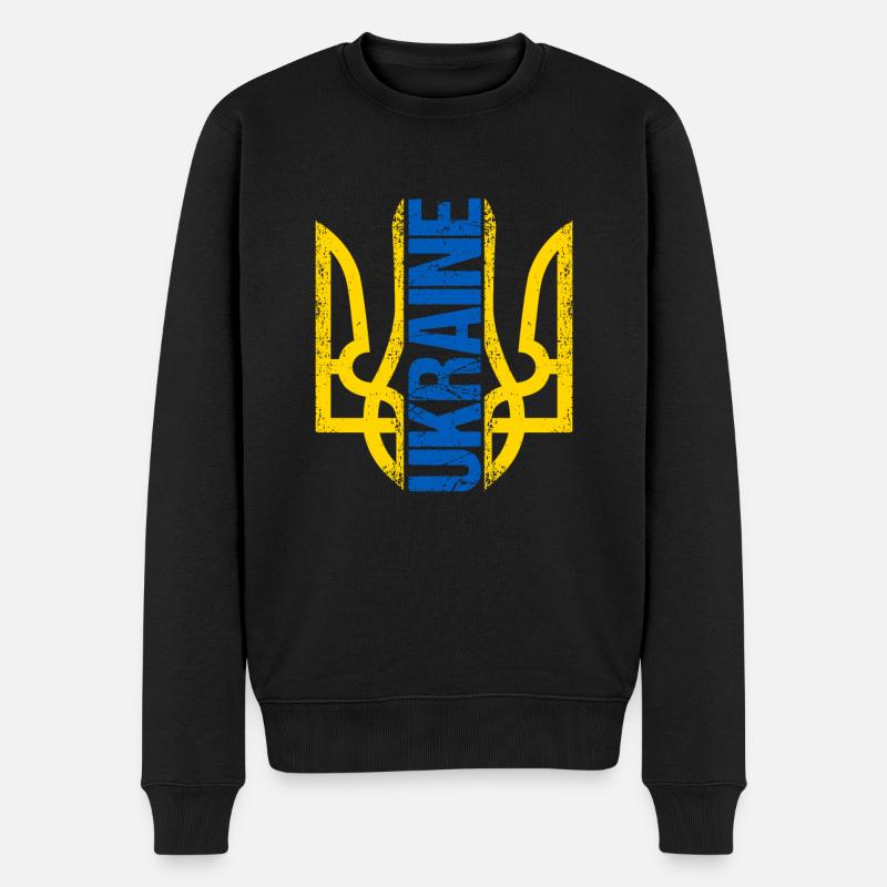 Cadeaux du peuple ukrainien - Pull Premium bio Homme - noir