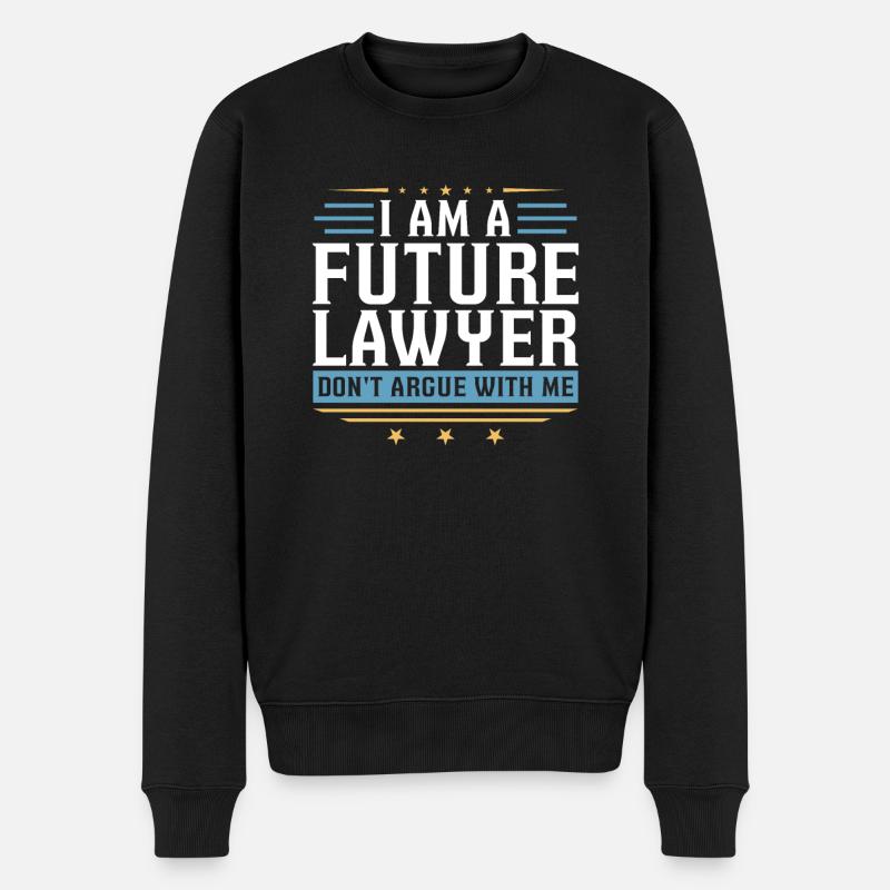 Avocat Avocat Avocat Avocat - Pull Premium bio Homme - noir