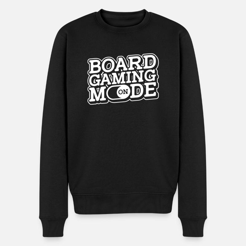 Brettspiel - Männer Premium Bio Pullover - Schwarz