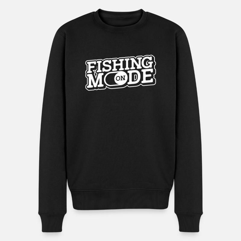 Pêcheur Pêcheur Pêcheurs Pêche - Pull Premium bio Homme - noir