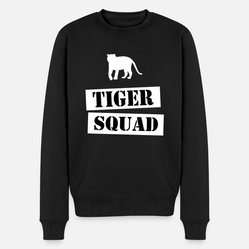 rejoignez l’escouade des tigres - Pull Premium bio Homme - noir