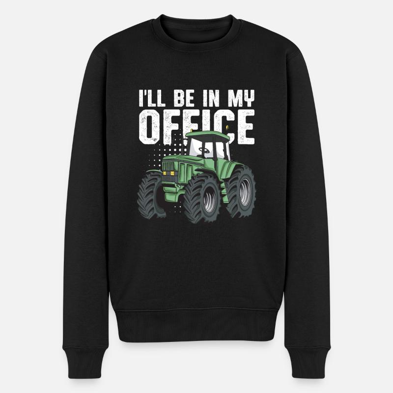 Tracteur Farmer - Pull Premium bio Homme - noir