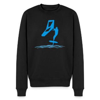 Wing Foiling Hydrofoiling Wing Surf - Pull Premium bio Homme - noir - Devant - Nico (187cm)