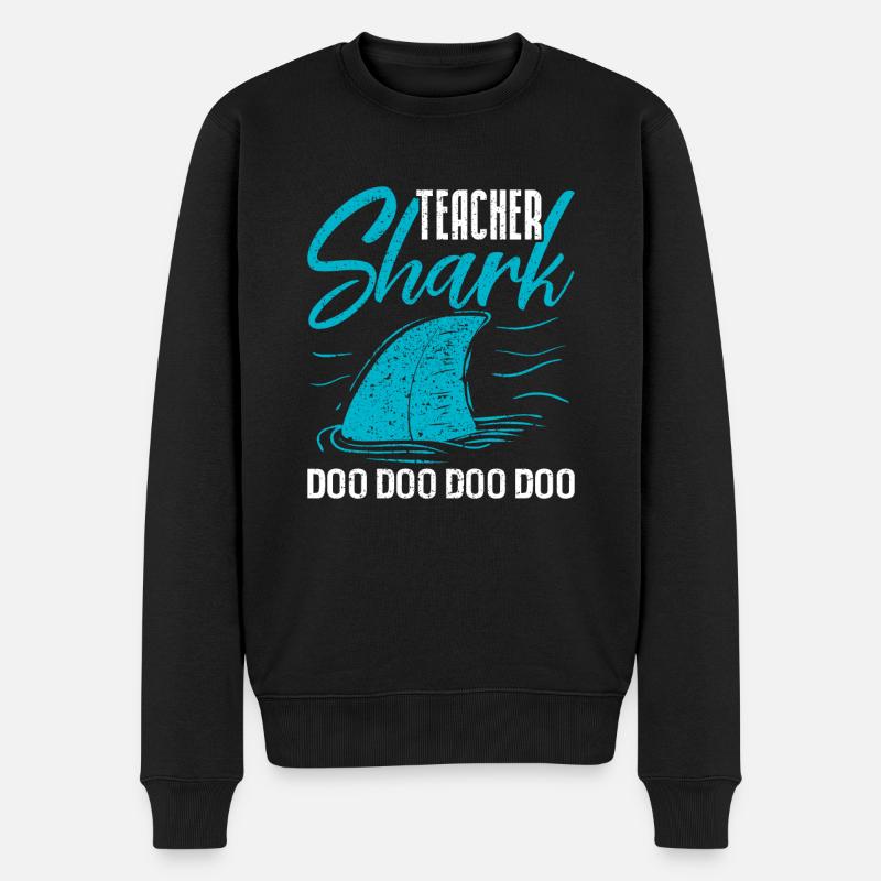 Requin - Pull Premium bio Homme - noir