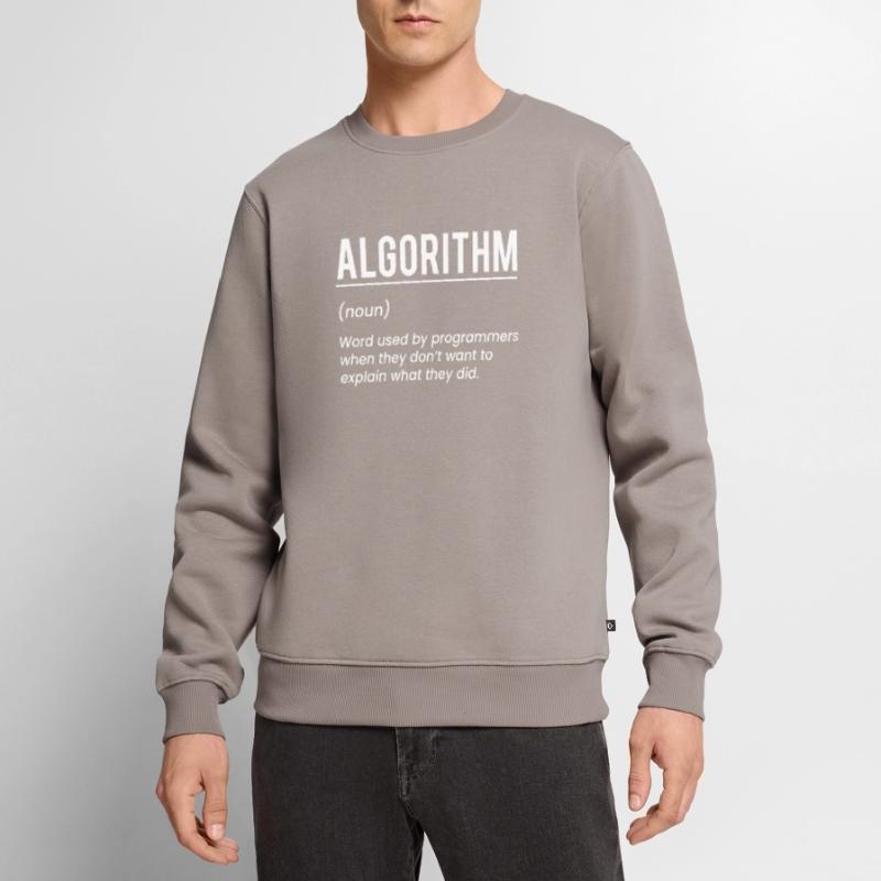 Algorithm Definition Algorithmus Geschenk Männer Premium Bio Pullover