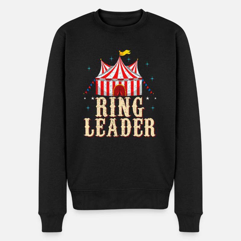 Zirkus - Männer Premium Bio Pullover - Schwarz