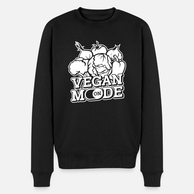 Végétalien Veganer - Pull Premium bio Homme - noir